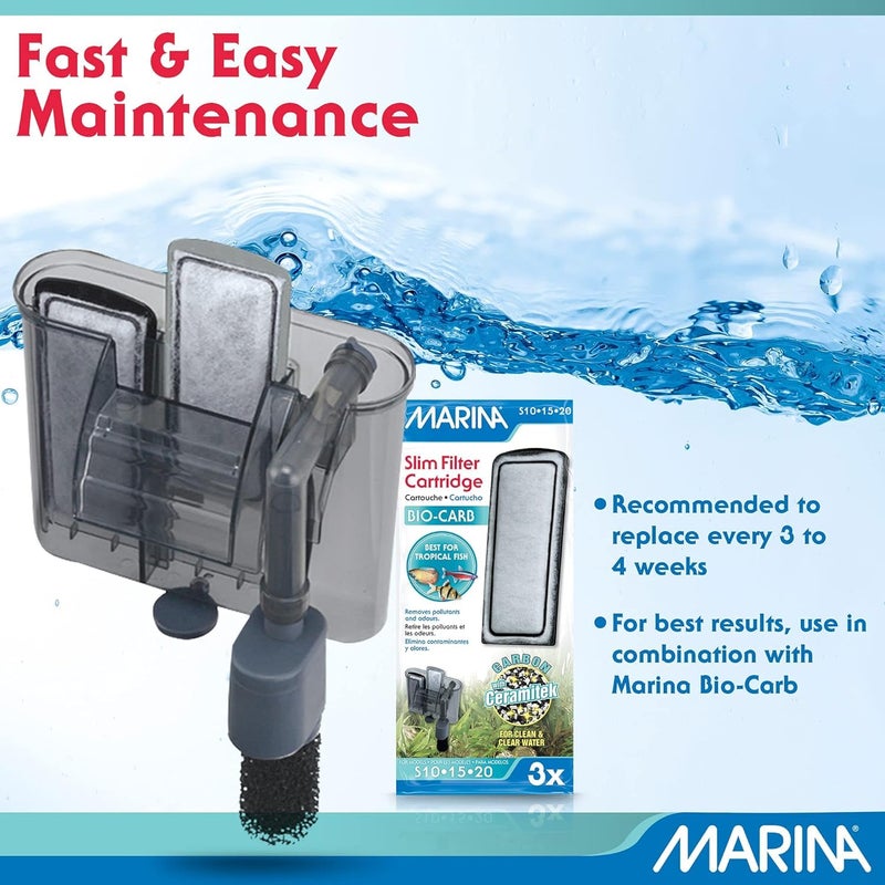 Marina 12 Pack of Bio Clear Cartridge for Slim Filters - Image 5